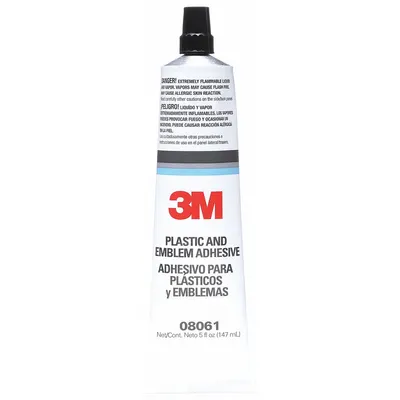 3M Construction Adhesive: 8061, 5 fl oz, Tube, Clear, 558 g/L VOC Content Wt - Construction Adhesives for Plastics