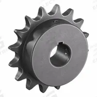 TSUBAKI Single Strand Sprocket: 50, For 5/8 in Chain Pitch, 7/8 in Bore Dia, 16 Teeth, Steel (MPN 50B16F-7/8). Key specifications — Brand: TSUBAKI.