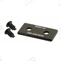 End Cap: 40 Series, Metric, 80 mm x 4.5 mm x 40 mm, Black, ABS, Dust Cover, Matte, Single, 2 PK (MPN 40-2045-2). Key specifications — Finish: Matte; Product Type: End Cap; Material: ABS; Includes Fasteners: Yes; Manufacturer Part Number: 40-2045-2; Cover Type: Dust Cover; Brand: 80/20; System of Measurement: Metric.