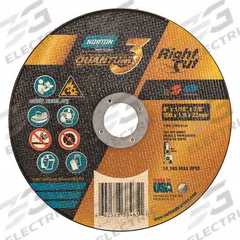 NORTON Abrasive Cut-Off Wheel: Type 1, 6" x 1/16" x 7/8", Ceramic, 36 Grit, Quantum 3 RightCut (MPN 66252838465). Key specifications — Series: Quantum 3 RightCut; Brand: NORTON.