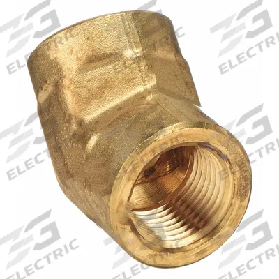 PARKER Metal Pipe Elbow: 45° Elbow, 1/2 in x 1/2 in - Threaded High-Pressure Pipe Fittings