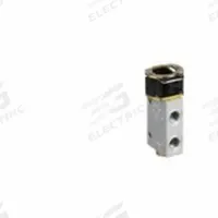 AVENTICS Manual Air Control Valve: Panel, Three-Way / Two-Position, Aluminum, Normally Closed (MPN R450055453). Key specifications — attr1078735: Aluminum; attr1078776: Poppet; attr1078772: Normally Closed; attr1078762: Manual Air Control Valve.