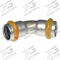 APOLLO Crimp Elbow Fitting: 1/2 in Pipe x 1/2 in Pipe Size, Press-fit x Press-fit, HNBR, SmartPress (MPN 123456852). Key specifications — Brand: APOLLO; Series: SmartPress.