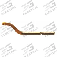 SHAVIV Deburring Replacement Blade: E100P, TiN-Coated High-Speed Steel (MPN 151-29037). Key specifications — Blade Trade Number: E100P; Primary Material Application: Stainless Steel; Brand: SHAVIV.