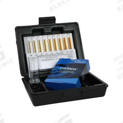 CHEMETRICS Water Quality Test Kit: Molybdate, 20 to 200 ppm, 20 ppm - Water Quality Test Kits