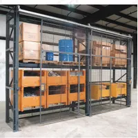 WIRECRAFTERS Enclosure Kit: 5 Bays, 144 in x 48 in x 120 in, 10 ga, Steel, Powder Coated, Gray (MPN RE121048SD5). Key specifications — Brand: WIRECRAFTERS; Material: Steel; Includes: Overhead Track; Includes Hardware: Yes; Finish: Powder Coated; Color: Gray.