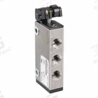 AVENTICS Manual Air Control Valve: Roller, Five-Way / Two-Position, Stainless Steel, 1/8 in BSPP (MPN 0820403002). Key specifications — attr1078735: Stainless Steel; attr1078762: Manual Air Control Valve.