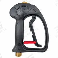 APPROVED VENDOR Pressure Washer Spray Gun: 5,800 psi, 10.6 gpm, 320°F Max Temp, 3/8 in Inlet Dia (MPN TL40). Key specifications — Material: Brass; Inlet Gender: Female.