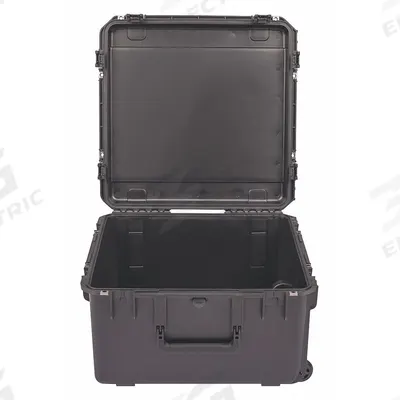 SKB Protective Case: 22 1/2 in x 22 1/2 in x 12 1/2 in Inside, No Foam, Black - Standard Protective Transport Cases