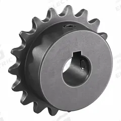 TSUBAKI Single Strand Sprocket: 35, For 3/8 in Chain Pitch, 5/8 in Bore Dia, 18 Teeth, Steel (MPN 35B18F-5/8). Key specifications — Brand: TSUBAKI.