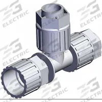 SMC High Purity Fitting: 3/4 in OD x 3/4 in OD x 3/4 in OD Size, PFA (MPN LQ3T5A-SR). Key specifications — Series: LQ3; Brand: SMC; Standards: RoHS6, RoHS10.