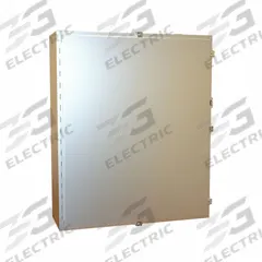 HAMMOND Electrical Enclosure: Stainless Steel, 36 in x 30 in x 10 in, NEMA 12/13/3R/4/4X, w/Panel (MPN 1418N4SSM10). Key specifications — Brand: HAMMOND; Closure Method: Clamps; Enclosure Material: Stainless Steel; Knockouts: Not Included; Includes Inner Panel: with Inner Panel Included.