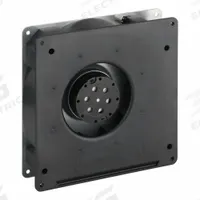 EBM-PAPST Compact Blower: 55.3 cfm Airflow @ 0.000 in SP, 7 in Ht, 7 in Wd, 1 1/2 in Dp, 115V AC (MPN RG125-19/06). Key specifications — attr1353037: EBM-PAPST.