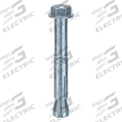 MKT FASTENING Wedge Anchor Stud: 122 mm Overall Lg, 18 mm Dia, M12 Thread Size, Steel - Steel Wedge Anchors