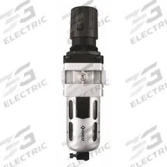 GROZ Filter-Regulator: Std Duty Series, 1/2 in NPT, 106 cfm, 40 micron, 7 psi to 145 psi, Aluminum (MPN FRC159334-S). Key specifications — attr109419: GROZ; attr109429: Aluminum; attr109463: No; attr109467: Nitrile; attr109468: Standard Duty.