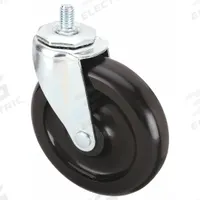 APPROVED VENDOR Stem Caster: Swivel, 5 in Wheel Dia., 1 1/4 in Wheel Wd, Polyolefin, 3/4 in Stem Lg (MPN 32J883). Key specifications — Brand: APPROVED VENDOR; Thread Size: 1/2"-13; Roll Up: Swivel.