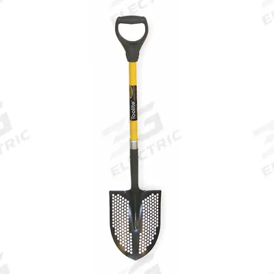 SEYMOUR MIDWEST Round Point Mud/Sifting Shovel: Steel Blade, 14 ga - Round Point Shovels