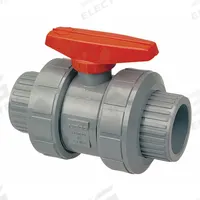 CHEMTROL Manual Two-Way Ball Valve: 3 in, CPVC, Straight, Socket x Socket, Full Port Ball Port (MPN S51TB-V 3). Key specifications — Brand: CHEMTROL; Handle: Lever.