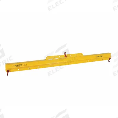 CALDWELL Lifting and Spreader Beam: Lifting and Spreader Beam, 8,000 lb Working Load Limit - Low-Headroom Lifting-Spreader Beams