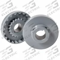 MASTERDRIVE Coupling Flange: 2 15/32 in Outside Dia, 2 3/8 in Coupling Overall Lg, Metric (MPN 4J-25MM). Key specifications — attr662259: MASTERDRIVE.