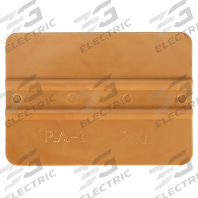 3M Applicator: Hand Applicator, 3 3/4 in Lg, 5 3/4 in Wd, Gold, Nylon Reinforced Edge - Film & Tape Applicators