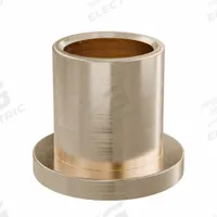 Flanged Sleeve Bearing: Bronze, SAE 841, 1/2 in Bore, 5/8 in OD, 3/4 in Lg, -35°F to 300°F, 10 PK (MPN FF611-04B). Key specifications — System of Measurement: Inch; Material Grade: SAE 841; Flange Type: Flanged; Brand: OILITE.