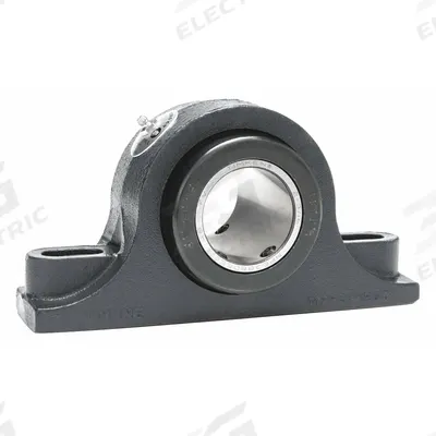 MOLINE BEARING Pillow Block Bearing: 3 7/16 in Bore, Fixed, Cast Iron, 3 3/4 in Shaft Ht - Solid Housing Pillow Block Tapered Roller Bearings