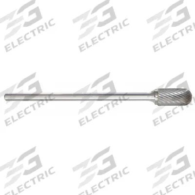 APPROVED VENDOR Carbide Bur: Ball-Nosed Cylinder, SC-1L6, Single Cut, 1/4" x 1/2" Head - Single-Cut Ball-Nosed Cylinder Burs