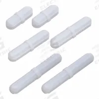 Stirring Bar Kit: Octagon, PTFE, 25 mm_38 mm_64 mm Overall Lg, 8 mm Dia, Autoclavable, White (MPN 303895). Key specifications — Color: White; Brand: DYNALON; Product Type: Stirring Bar Kit; Shape: Octagon.