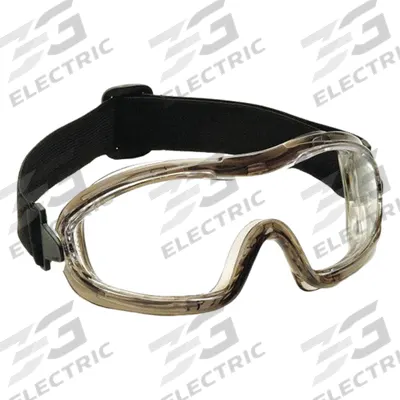 PYRAMEX Safety Goggles: Clear Lens Color, Anti-Fog, Indirect, Elastic Band Material - Comfort Fit Safety Goggles