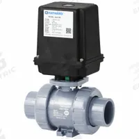 HAYWARD FLOW CONTROL Electrically Actuated Two-Way Ball Valve: 2 in, PVC, 120V AC, Straight (MPN EATBH120STE). Key specifications — Actuator Features: Thermal Overload Protection; Brand: HAYWARD FLOW CONTROL.