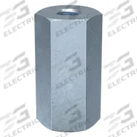 APPROVED VENDOR Standoff: Inch, Female x Female, Hex, Steel, Zinc-Plated, 1/2 in Overall Lg, 10 PK (MPN CRM040866GR). Key specifications — Brand: APPROVED VENDOR.