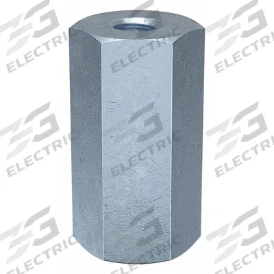 APPROVED VENDOR Standoff: Inch, Female x Female, Hex, Steel, Zinc-Plated, 1/2 in Overall Lg - Steel Female x Female Standoffs