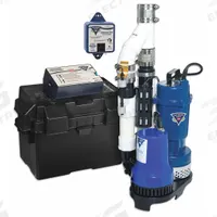 PRO SERIES PUMPS Sump/Battery Back-Up System: 1/3 hp, 115V AC, 29 ft Max. Head (Primary Pump), ABS (MPN PS-C22). Key specifications — Rated Voltage (Secondary Pump): 12V DC; Brand: PRO SERIES PUMPS; Series: Pro Series Pumps; Primary Pump Rated Voltage: 115V AC; Switch (Primary Pump): Piggyback Dual Micro-Reed Float.