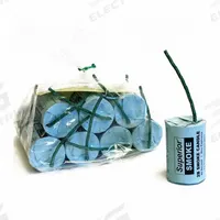 SUPERIOR SMOKE Smoke Candle: 8,000 cu ft Generated Volume, 60 sec Max Emission Time (MPN 2B). Key specifications — Brand: SUPERIOR SMOKE; Ignition Type: Single Fuse; Smoke Color: White.