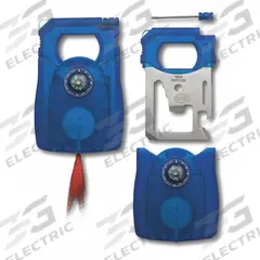 EMI Rescue Tool: 3 in L x 2 in W x 1/4 in H, Material Plastic, Reusable, Blue (MPN 664). Key specifications — Brand: EMI; Color: Blue; Includes: Socket Wrench; Disposability: Reusable; Product Type: Rescue Tool; Material: Plastic.