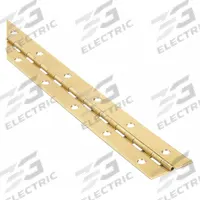 APPROVED VENDOR Piano Hinge: Brass, 72 in Leaf Ht, 3/4 in Leaf Wd (MPN 1CBP4). Key specifications — Material: Brass.