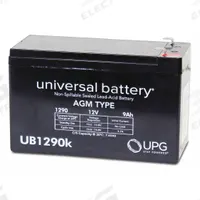 APPROVED VENDOR Sealed Lead Acid Battery: 12V DC, 9 Ah Capacity, 3.78 in Ht, 2.56 in Wd, 5.94 in Dp (MPN 40748). Key specifications — Terminal Connection: 0.250 in Faston; Battery Cycle Type: Deep Cycle; Brand: APPROVED VENDOR; Housing Material: ABS.