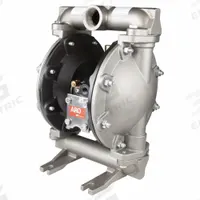 ARO Diaphragm Pump: 316 Stainless Steel Body, 1 in, NPT Connection, 35 gpm, 270 ft Max. Head (MPN 666101-244-C). Key specifications — Brand: ARO; Seat Material: Aluminum; Check Valve Material: PTFE/Santoprene; Diaphragm Material: PTFE w/ Santoprene Backing.