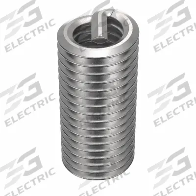 HELI-COIL Helical Insert: Tanged Tang Style, Free-Running, M6-1.00 Thread Size, Plain - Free-Running Tanged Helical Inserts