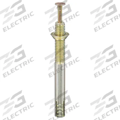 APPROVED VENDOR Hammer Drive Pin Anchor: 3/8 in Dia, 3 1/2 in Overall Lg, Round, Steel - Heavy Duty Nail-Drive Anchors