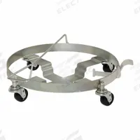 APPROVED VENDOR Drum Dolly: 1,000 lb Load Capacity, For 30 gal to 55 gal Container Capacity, Round (MPN DRUM-DRH-HR-TLT). Key specifications — attr1187953: (4) Swivel; attr1187958: 30 gal to 55 gal; attr1187960: Round; attr1187991: APPROVED VENDOR.