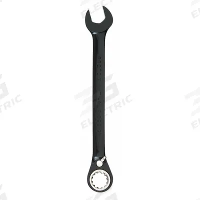 PROTO Combination Wrench: Alloy Steel, Black Chrome, 1 in Head Size, 12 3/4 in Overall Lg - SAE Spline Ratcheting Combination Wrenches