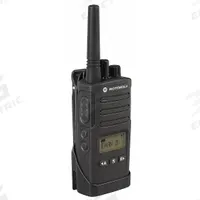 MOTOROLA Handheld Two Way Radio: RM Series, UHF, Analog, 2 W, 8 Channels, Alphanumeric, VOX, Li-Ion (MPN RMU2080BDLA). Key specifications — Color: Black; FCC License Required: Yes.