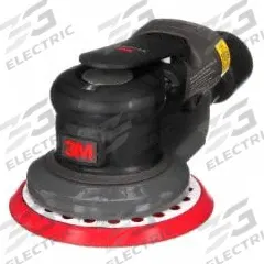 3M Air Orbital Sander: 5 in Disc, Hook and Loop/Pressure Sensitive Adhesive, 3/32 in Orbit, 0.3 hp (MPN 7100258884). Key specifications — attr1320213: 3M.
