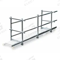 WERNER Guard Rail and Toe Board System: Guardrail and Toeboard Kit, Aluminum (MPN SQHTG-16B). Key specifications — Color: Silver; Included Components: Brackets; Material: Aluminum; Product Type: Guardrail and Toeboard Kit; Series: SQHTG; Brand: WERNER.
