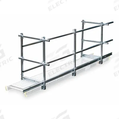 WERNER Guard Rail and Toe Board System: Guardrail and Toeboard Kit - Guardrail & Toe Board Kits