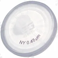 LABEXACT Syringe Filter: Non-Sterile, 0.45 um Pore Size, 100 mL Max Capacity - mL, 25 mm Housing Dia (MPN 12K961). Key specifications — Housing Material: Polypropylene; Inlet Connection Gender: Female; Inlet Connection Type: Female Luer Lock; Outlet Connection Gender: Male; Brand: LABEXACT; Compatible Product Type: Female Luer Lock Inlet; Filter Material: Nylon; Outlet Connection Type: Male Luer Slip.