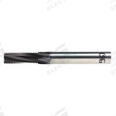 OSG Thread Mill: Helical Flute, 3/4"-16 UNF, 5 Flute - Coolant-Through Helical-Flute Thread Mills for Stainless Steel & Super Alloys