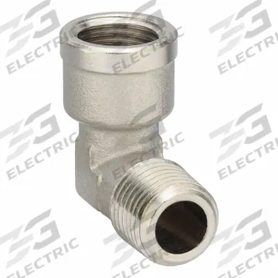 LEGRIS Metal Pipe Elbow: 90° Elbow, 1/4 in x 1/4 in - Threaded Medium-Pressure Pipe Fittings